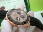 Rolex replica daytona rose gold oysterflex ceramichon bezel orologio replica copia imitazione 4us709 - immagine 22