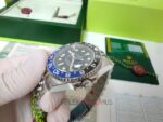 Rolex replica GMT master II nero blu ceramichon new basilea jubilèè bracialet orologio replica copia imitazione 4us711 - immagine 15