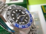 Rolex replica GMT master II nero blu ceramichon new basilea jubilèè bracialet orologio replica copia imitazione 4us711 - immagine 16