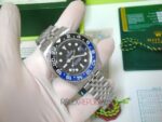 Rolex replica GMT master II nero blu ceramichon new basilea jubilèè bracialet orologio replica copia imitazione 4us711 - immagine 18