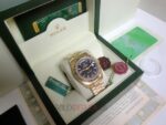 Rolex replica daydate ll oro giallo black dial barrette orologio replica copia imitazione 4us712 - immagine 14