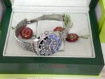 Rolex replica GMT master II nero blu ceramichon new basilea jubilèè bracialet orologio replica copia imitazione 4us711 - immagine 23