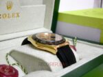 Rolex replica daytona oro giallo oysterflex ceramichon bezel orologio replica copia imitazione 4us708 - immagine 8