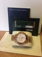 Rolex replica Daytona Yellow Gold 116528 White Baton Dial orologio replica - immagine 3