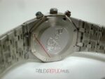 Audemars Piguet replica royal oak leo messi acciaio black dial orologio copia imitazione crono 4us - immagine 11
