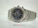 Audemars Piguet replica royal oak leo messi acciaio black dial orologio copia imitazione crono 4us - immagine 13
