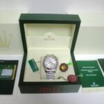 Rolex replica daydate ll acciaio cyan dial arabic strip president orologio replica copia imitazione 4us