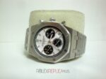 Audemars Piguet replica royal oak leo messi acciaio white dial panda orologio copia imitazione crono 4us - immagine 4