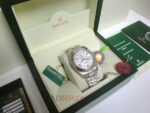 Rolex replica daydate ll acciaio cyan dial arabic strip president orologio replica copia imitazione 4us - immagine 3
