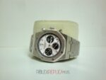 Audemars Piguet replica royal oak leo messi acciaio white dial panda orologio copia imitazione crono 4us - immagine 3