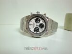 Audemars Piguet replica royal oak leo messi acciaio white dial panda orologio copia imitazione crono 4us