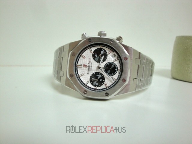 virtuemart_product_119rolex-replica-orologi-copie-lusso-imitazione-orologi-di-lusso Audemars Piguet replica royal oak leo messi acciaio white dial panda orologio copia imitazione crono 4us - immagine 1