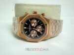 Audemars Piguet replica royal oak leo messi rose gold black dial orologio copia imitazione crono 4us