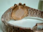 Audemars Piguet replica royal oak leo messi rose gold black dial orologio copia imitazione crono 4us - immagine 9