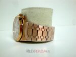 Audemars Piguet replica royal oak leo messi rose gold white dial panda orologio copia imitazione crono 4us - immagine 9