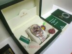 Rolex replica datejust acciaio rose gold arabic jubilèè orologio replica copia imitazione 4us - immagine 3