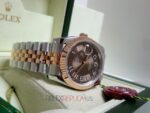 Rolex replica datejust acciaio rose gold arabic jubilèè orologio replica copia imitazione 4us - immagine 8