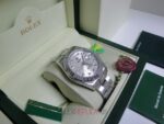 Rolex replica daydate ll acciaio argentèè dial centenario orologio replica copia imitazione 4us - immagine 4