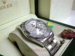 Rolex replica daydate ll acciaio argentèè dial centenario orologio replica copia imitazione 4us - immagine 5