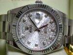 Rolex replica daydate ll acciaio argentèè dial centenario orologio replica copia imitazione 4us - immagine 9
