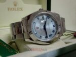 Rolex replica daydate ll acciaio oyster sky dial orologio replica copia imitazione 4us - immagine 8