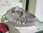 Rolex replica daydate ll acciaio cyan dial strip president orologio replica copia imitazione 4us - immagine 13