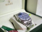Rolex replica sky dweller acciaio blue dial orologio replica copia imitazione 4us - immagine 8