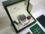 Rolex replica seadweller acciaio ceramichon gradient green dial orologio replica copia imitazione 4us - immagine 3