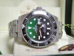 Rolex replica seadweller acciaio ceramichon gradient green dial orologio replica copia imitazione 4us - immagine 8