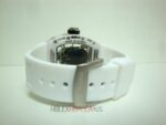 Richard Mille skull nano white dial strip rubber orologio replica copia imitazione 4us - immagine 6