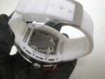Richard Mille skull nano white dial strip rubber orologio replica copia imitazione 4us - immagine 9
