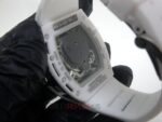 Richard Mille skull nano white dial strip rubber orologio replica copia imitazione 4us - immagine 12