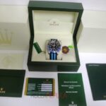 Rolex replica GMT master II nero blu ceramichon cordura orologio replica copia imitazione 4us