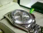 Rolex replica daydate ll acciaio argentèè dial strip president orologio replica copia imitazione 4us - immagine 4