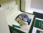 Rolex replica GMT master II nero blu ceramichon cordura orologio replica copia imitazione 4us - immagine 9