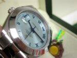 Rolex replica daydate ll acciaio oyster sky dial orologio replica copia imitazione 4us - immagine 4