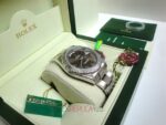 Rolex replica daydate ll acciaio oyster brown dial arabic orologio replica copia imitazione 4us - immagine 4