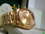 Rolex replica daydate ll full oro giallo gold dial barrette orologio replica copia imitazione 4us - immagine 7