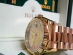 Rolex replica daydate ll full oro giallo gold dial barrette orologio replica copia imitazione 4us - immagine 8