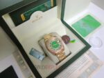 Rolex replica daydate oro giallo full brillantini SARU orologio replica copia imitazione 4us - immagine 6