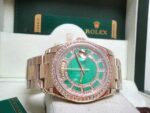Rolex replica daydate oro giallo full brillantini SARU orologio replica copia imitazione 4us