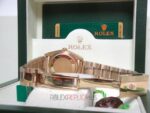 Rolex replica daydate oro giallo full brillantini SARU orologio replica copia imitazione 4us - immagine 14