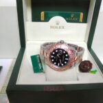 Rolex replica yacht master l acciaio rose gold rolesium brown dial orologio replica copia 4us