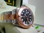 Rolex replica yacht master l acciaio rose gold rolesium brown dial orologio replica copia 4us - immagine 7