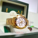 Rolex replica daytona oro giallo white dial orologio replica copia imitazione 4us