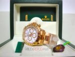 Rolex replica daytona oro giallo white dial orologio replica copia imitazione 4us - immagine 9