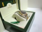 Rolex replica datejust acciaio oro black dial barrette orologio replica copia imitazione 4us - immagine 5