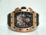 Richard Mille RM011 Felipe Massa rose gold strip rubber-b edition orologio replica copia imitazione 4us - immagine 10