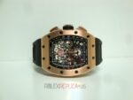 Richard Mille RM011 Felipe Massa rose gold strip rubber-b edition orologio replica copia imitazione 4us - immagine 3