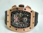 Richard Mille RM011 Felipe Massa rose gold strip rubber-b edition orologio replica copia imitazione 4us